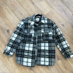 Amazing flannel shirt jacket